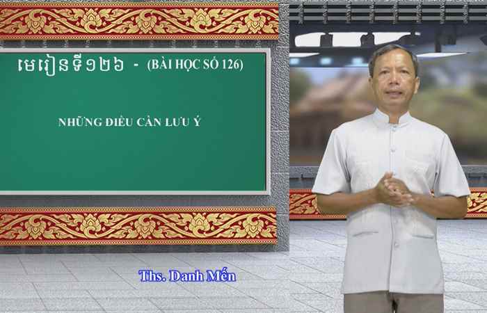 Cùng học tiếng Khmer I Bài 126 I Giáo viên: Danh Mến (10-03-2024)